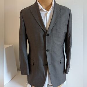 Hugo Boss Gray Sport Coat with Structured Silhouette